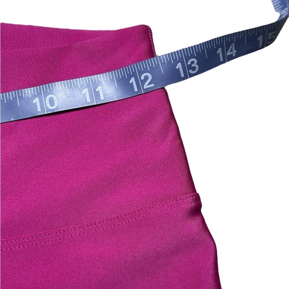 Peloton Show Up Rib Leggings Pink and Blue White Logo Size Large - Picture 5 of 6